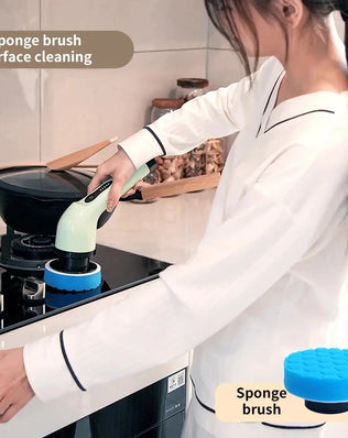 9-in-1 Electric Cleaning Brush Electric Spin Cleaning Scrubber - Problems Solved