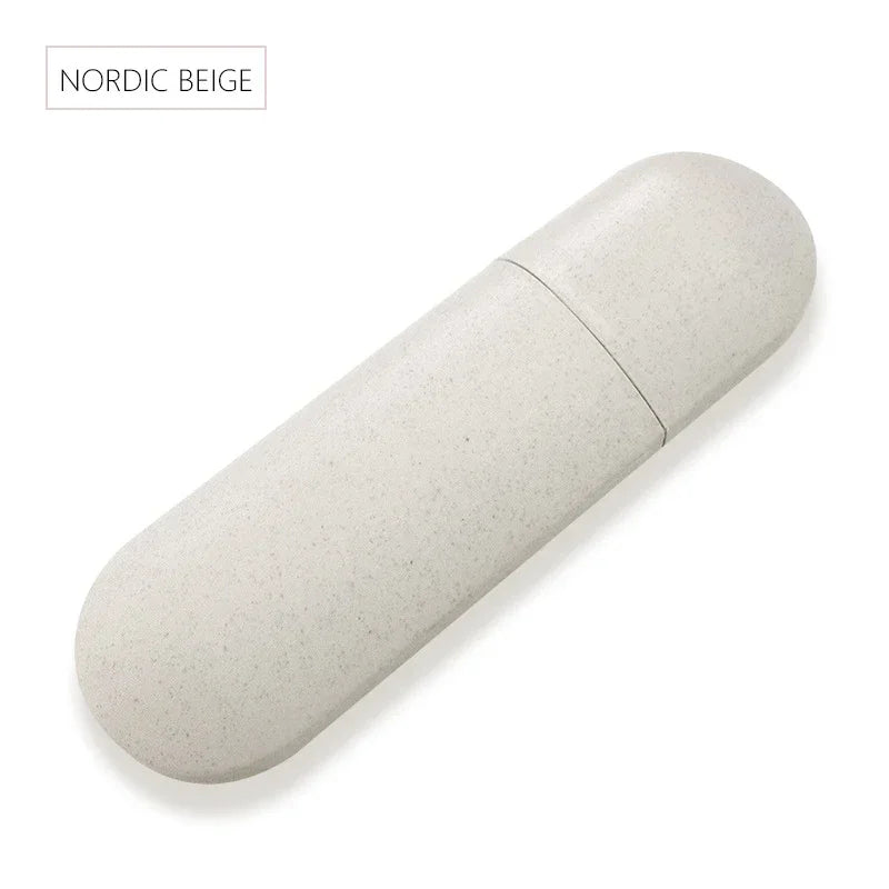 Bathroom Organizer for Toothbrush, Electric Toothbrush Holder, Portable Cosmetic Capsule Travel Case Organiser - Problems Solved