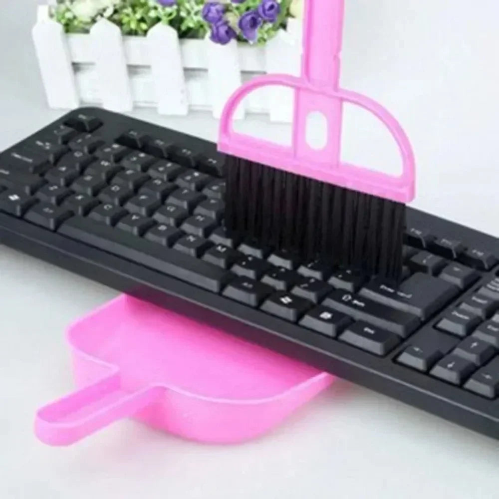 Mini Desktop Sweep Cleaning Brush Small Broom Dustpan Set Shovel Garbage and Sweep The Ingenious Combination Daily Gadgets - Problems Solved