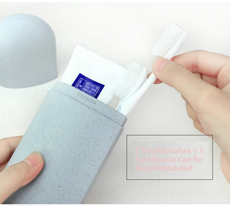 Bathroom Organizer for Toothbrush, Electric Toothbrush Holder, Portable Cosmetic Capsule Travel Case Organiser - Problems Solved