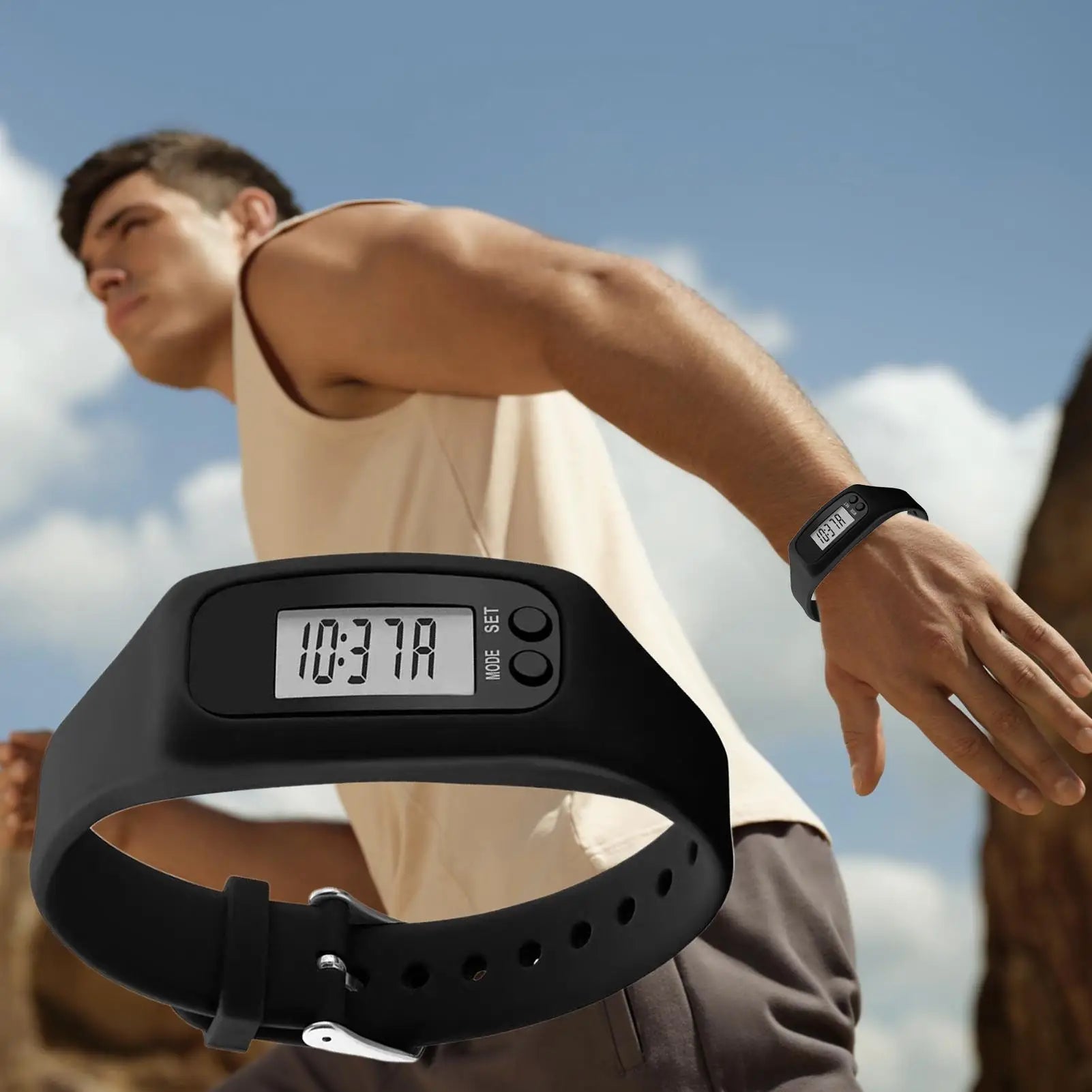 Pedometer Wristband With Pedometer LCD Screen - Problems Solved