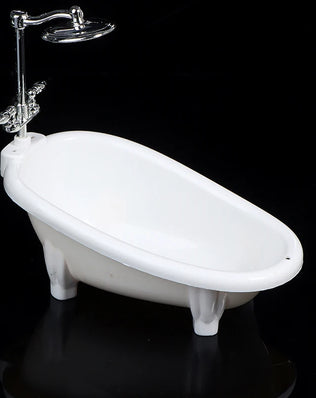 1/6 Dollhouse Miniatures Bathtub Furniture Bathroom Accessories For Doll House Decor Kids Pretend Toys Gift - Problems Solved
