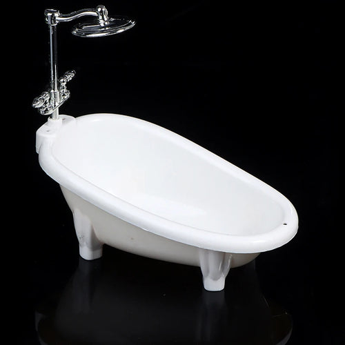 1/6 Dollhouse Miniatures Bathtub Furniture Bathroom Accessories For Doll House Decor Kids Pretend Toys Gift - Problems Solved