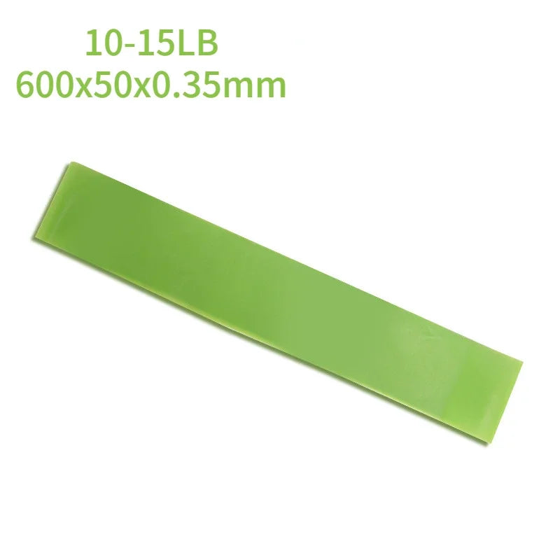 Portable Fitness Workout Equipment Rubber Resistance Bands Yoga Gym Elastic Gum Strength Pilates Crossfit Women Weight Sports - Problems Solved