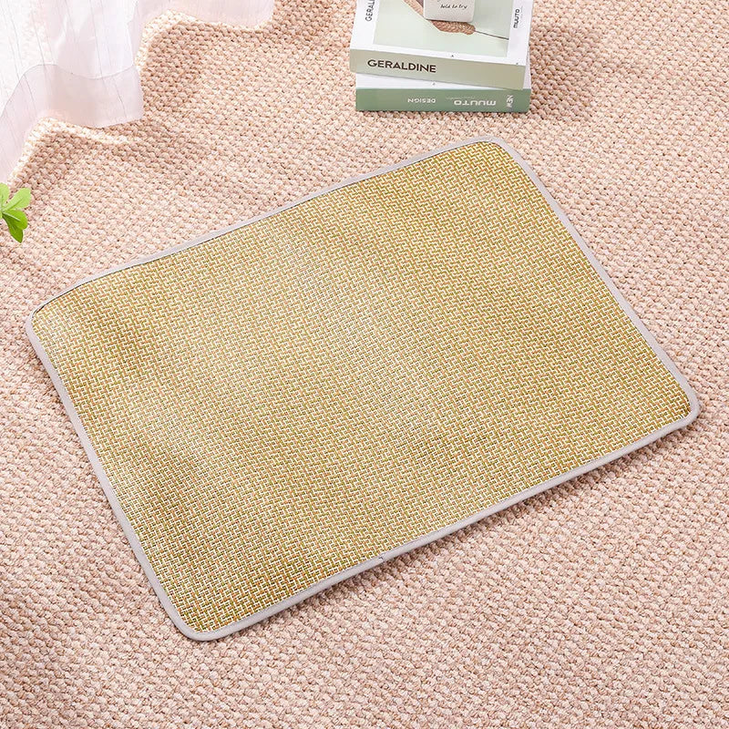 Summer Cooling Gel Pad for Dogs Cats Non Slip Pet Mat Heat Relief Washable Bamboo Bedding Indoor Outdoor Use - Problems Solved
