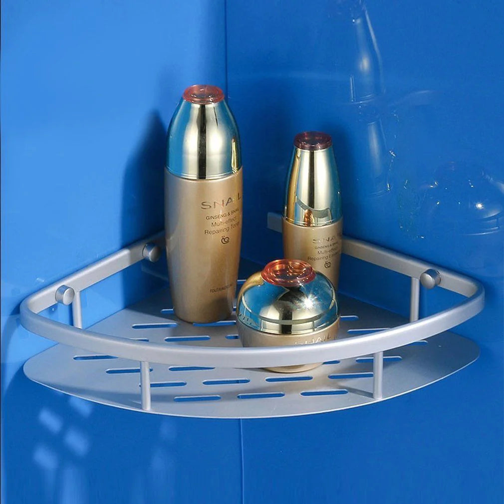 Bathroom Corner Shelf Shower Shelves Dusche Eckregal Bad Wall Badregal Storage Organizer Floating Ablage Bohren - Problems Solved