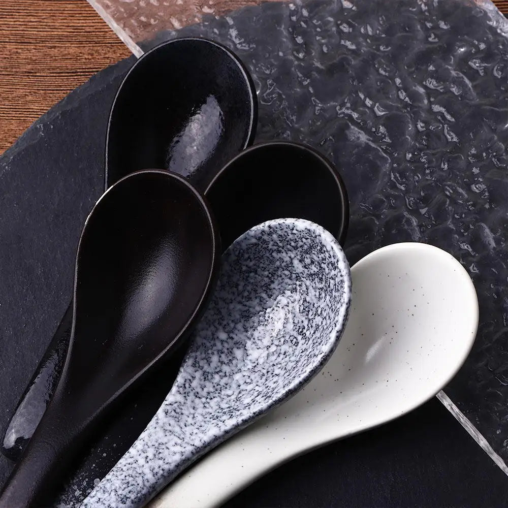 Creative Japanese Restaurant Kicthen Gadgets Cooking Utensil Tool Rice Spoons Teaspoon Soup Spoon Tableware - Problems Solved