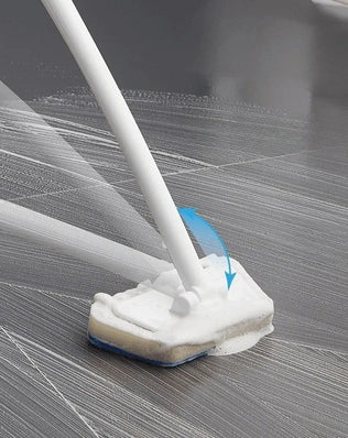 Cleaning Brushes  Bathroom Accessories Wall Cleaning Sponge Hanging Long Handle Removable Floor Bathtub Home Household - Problems Solved