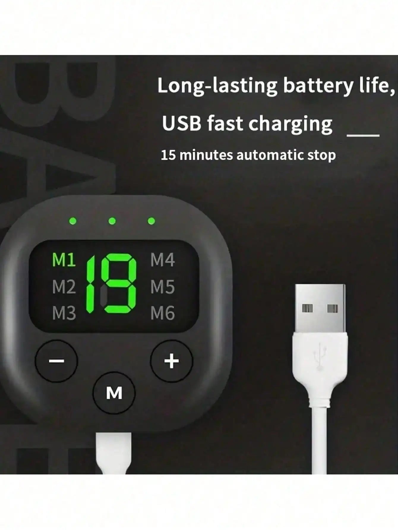 Waist massager, portable USB charging shaping device - Problems Solved