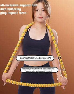 Fitness Circle Portable Exercise Ring Foldable Waist Shaping Soft - Problems Solved