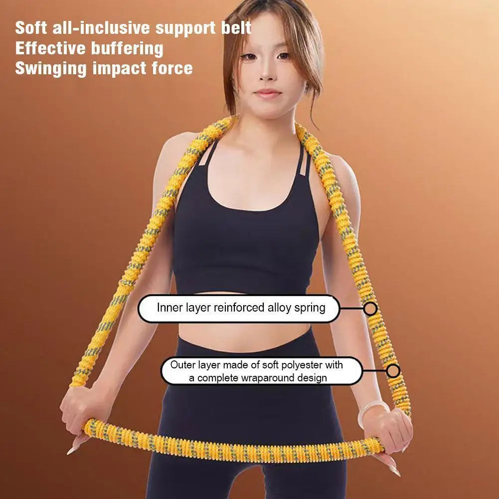 Fitness Circle Portable Exercise Ring Foldable Waist Shaping Soft - Problems Solved