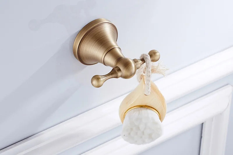 Bathroom Accessories Antique Brass Wall Mounted Toilet Paper Holder