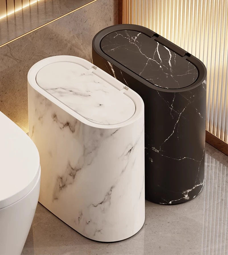 Bathroom Toilet Hotel B&B With Lid Kitchen Living Room Sandwich Trash Can Lid Multi-purpose Modern Toilet Hygienic Sandwich - Problems Solved