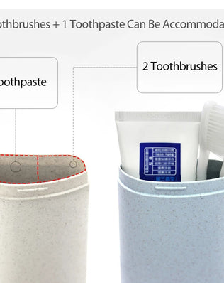 Bathroom Organizer for Toothbrush, Electric Toothbrush Holder, Portable Cosmetic Capsule Travel Case Organiser - Problems Solved