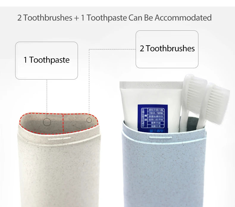 Bathroom Organizer for Toothbrush, Electric Toothbrush Holder, Portable Cosmetic Capsule Travel Case Organiser - Problems Solved