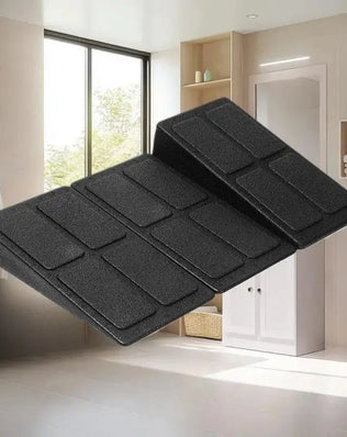 Durable 3-In-One Fitness Gear - Leg Stretcher, Squat Foam Wedge, Calf Raise Slant Board, Easy to Install Yoga Wedge Accessory - Problems Solved