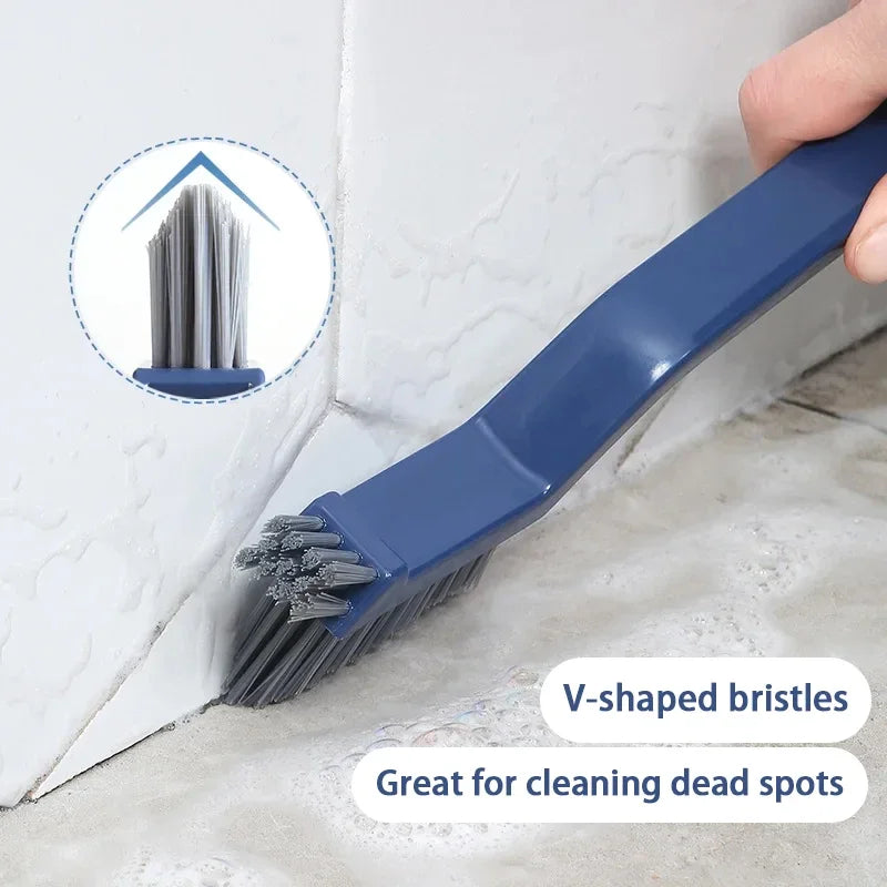 Effective Cleaning Brush for Corners and Gaps - 2-in-1 - Problems Solved