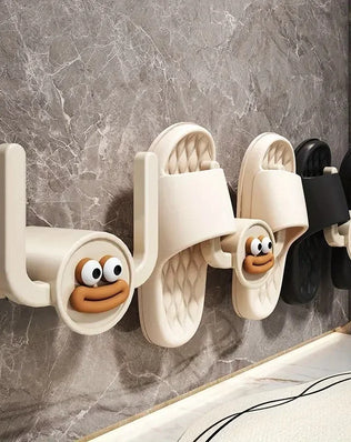 1Pc Cartoon Slippers Hook Bathroom Slipper Rack Shower Storage Organizer Shoe Holder Drainage Stand for Bathrooms and Bedrooms - Problems Solved