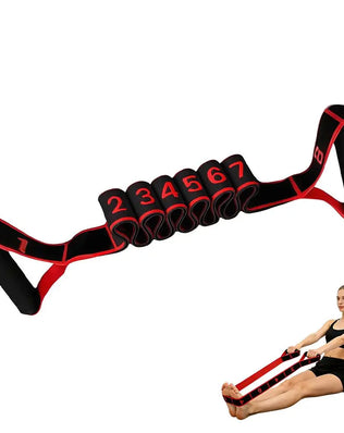 Fitness Resistance Band For Yoga Pilates Stretching Fitness Training 8 Adjustable Resistance Level Digital Marking Fitness Suppl - Problems Solved