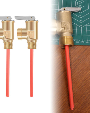 1/2" NPT or 3/4" NPT RV Temperature and Pressure Relief Valve Brass RV Water Heater Temperature and Pressure Relief Valve - Problems Solved