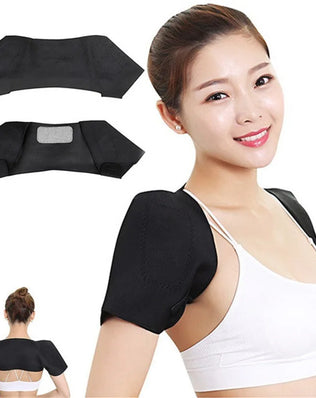 Tourmaline Self-heating Heat Therapy Pad Shoulder Protector Support Brace Pain Relief Health Care Magnet Heated Belt - Problems Solved
