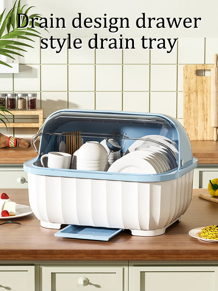 Kitchen Drain Cabinet With Lid, Bowl Box For Storing Dishes - Problems Solved