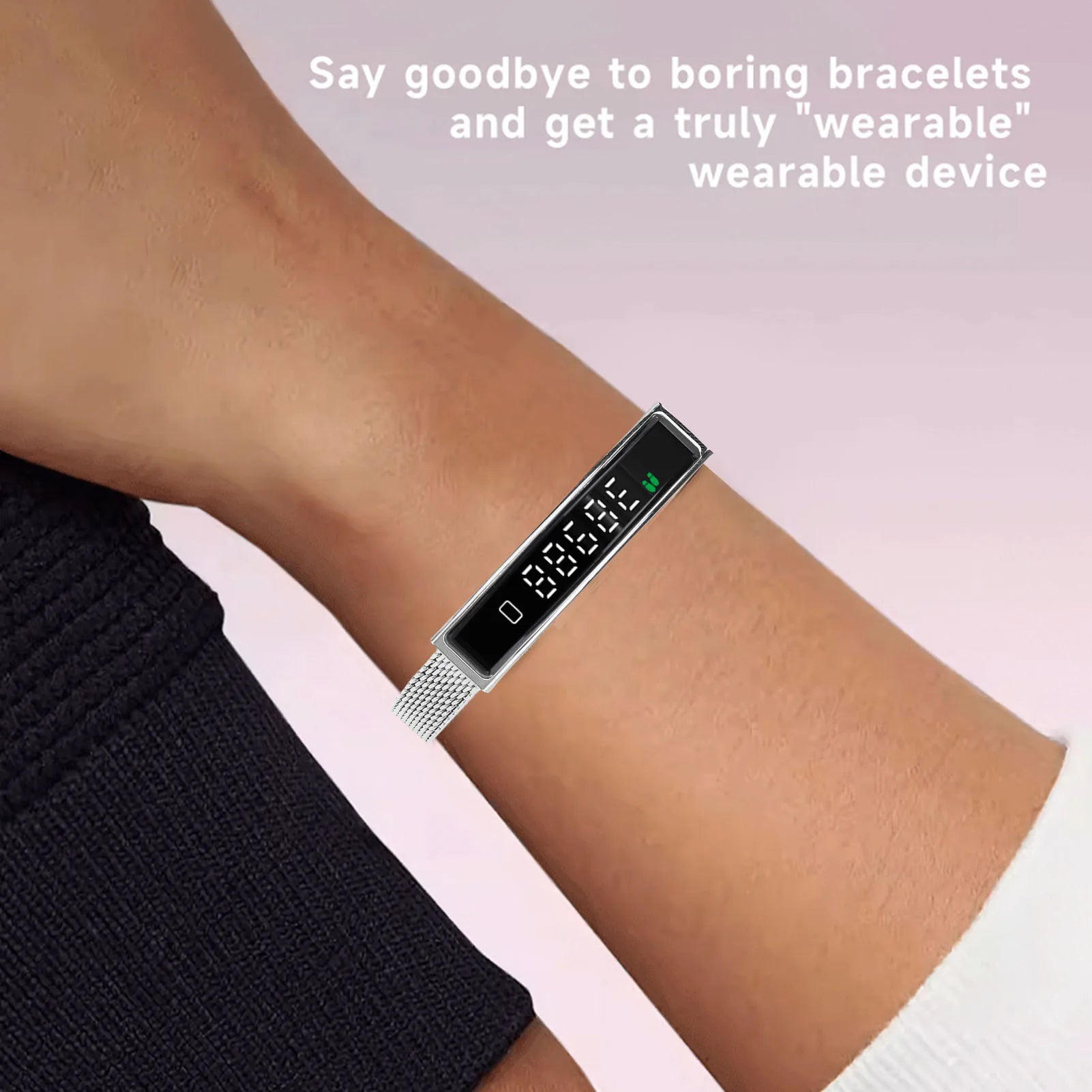 Smart Bracelet Fitness Tracker Bluetooth 5.3 Health Tracker Bracelet Water Proof for Running Riding with APP - Problems Solved