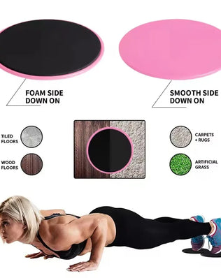 Fitness Household Pilates Core Sliders Exercise Gliding Discs Full-Body Workout Accessories Abdominal Training Sports Equipment - Problems Solved