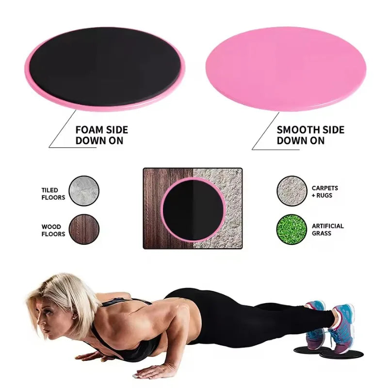 Fitness Household Pilates Core Sliders Exercise Gliding Discs Full-Body Workout Accessories Abdominal Training Sports Equipment - Problems Solved