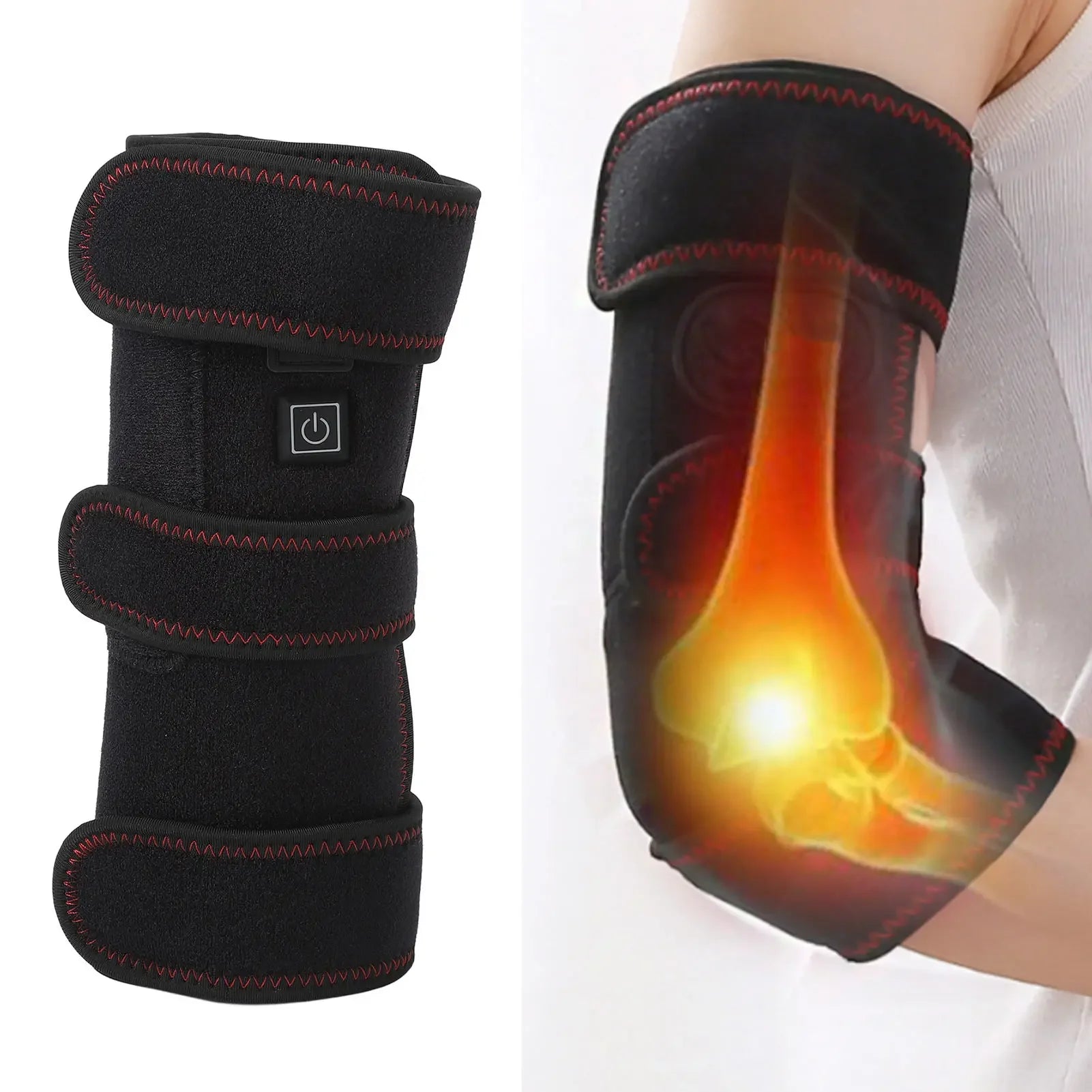 Heated Elbow Wrap Portable Long Heated Wrist Electric Heating Arm Elbow Pad Wrap for Heat Therapy Elbows Brace Wrist Wrap - Problems Solved