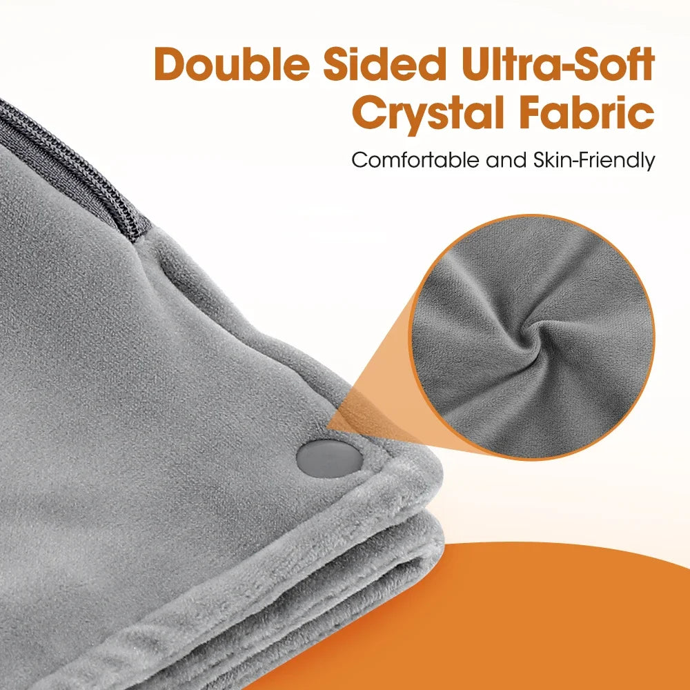 USB Charging Electric Heater Soft Crystal Hand Warmer Hot Water Bottle Heater Bag Hand Muffs for Women Men, Relief Winter Cold - Problems Solved