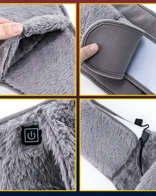 3 Levels Electric Heating Abdomen Belt  Cold-Proof Uterine Belt Hand Waist Warming Pad  Women Menstrual Relief Pain USB Charging - Problems Solved