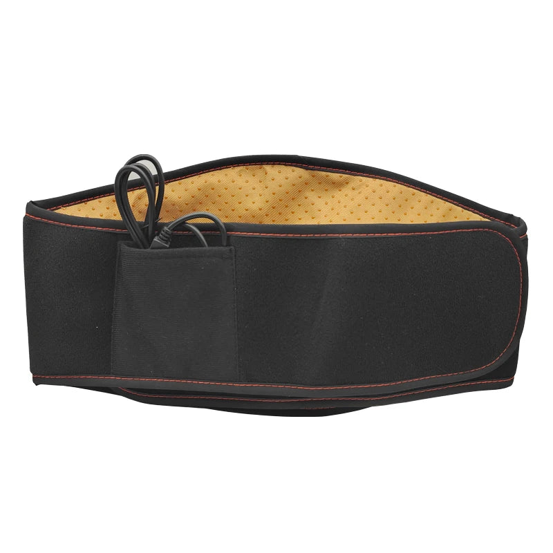 USB Electric Heating Belt Tourmalin Infrared Back Waist Massage Support Brace Band Warmer Relief Pain Belly Thermal Heat Pad - Problems Solved