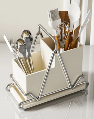 Kitchen Utensils Holder Large,Metal Utensil Organizer - Problems Solved