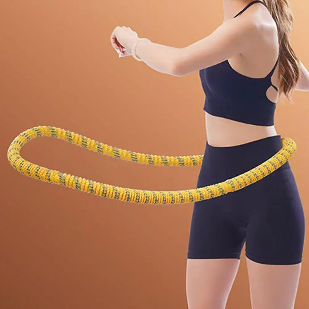Fitness Circle Portable Exercise Ring Foldable Waist Shaping Soft - Problems Solved