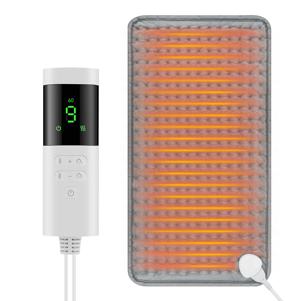 Electric Heating Pad Shoulder Back Leg Pain Relief Physiotherapy Winter Heater Timed Temperature Control Heating Blanket Mat - Problems Solved
