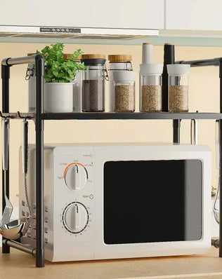 Kitchen Storage Rack Microwave Shelf Condiment Organizer Shelf - Problems Solved