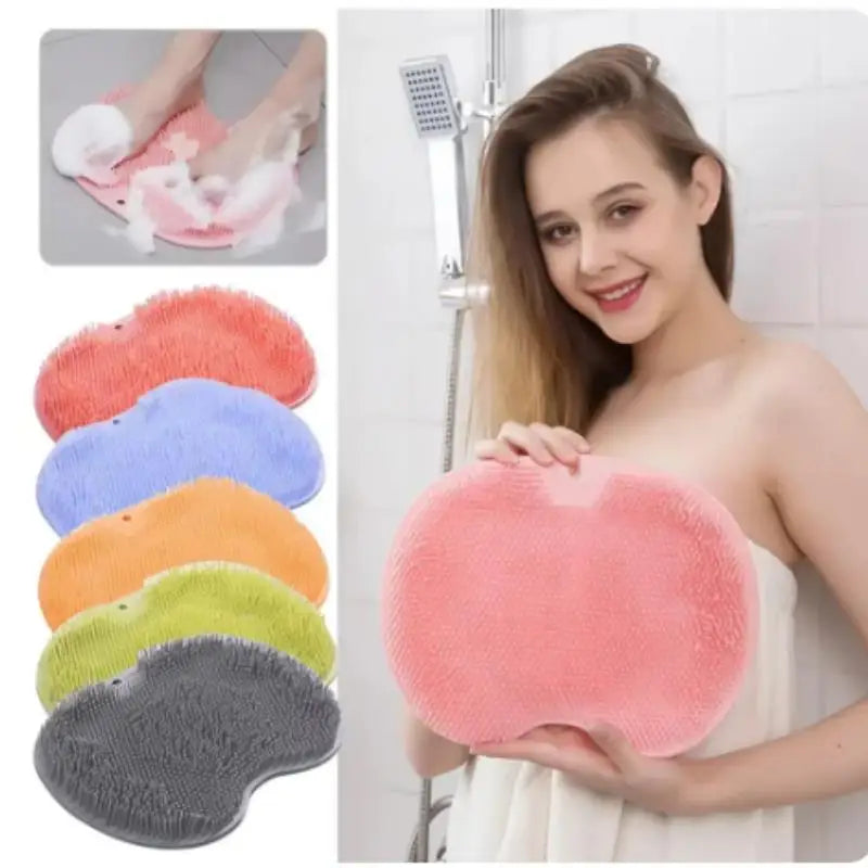 Bathroom Shower Anti Slip Mat, Circular Massage Foot Mat, Back - Problems Solved