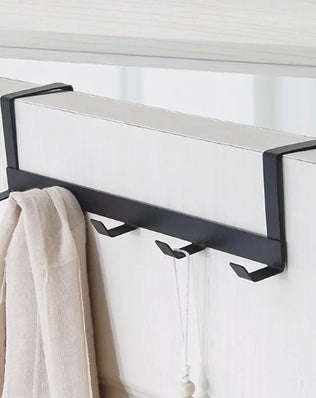 Hooks Over The Door 5 Hooks Home Bathroom Organizer Rack Clothes Coat Hat Towel Hanger Bathroom Kitchen Accessories - Problems Solved