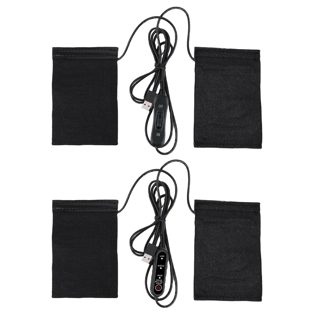 Motorcycle Heated Grips Handlebars Cover 3 Gear Adjustable USB Electric Handlebars Heater Hot Grip Winter Warming Accessories - Problems Solved