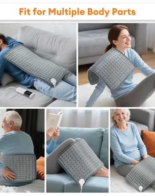 Electric Heating Pad Shoulder Back Leg Pain Relief Physiotherapy Winter Heater Timed Temperature Control Heating Blanket Mat - Problems Solved