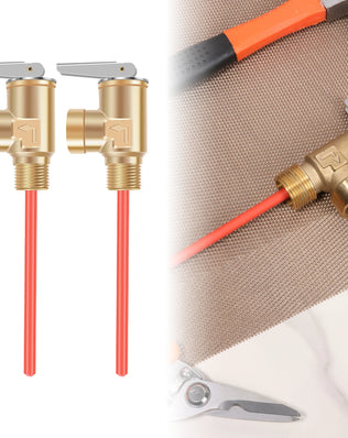 1/2" NPT or 3/4" NPT RV Temperature and Pressure Relief Valve Brass RV Water Heater Temperature and Pressure Relief Valve - Problems Solved