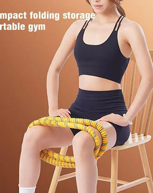 Fitness Circle Portable Exercise Ring Foldable Waist Shaping Soft - Problems Solved