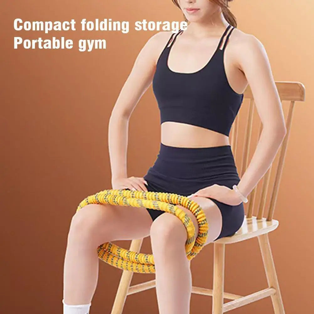 Fitness Circle Portable Exercise Ring Foldable Waist Shaping Soft - Problems Solved