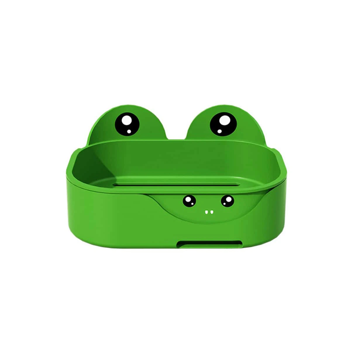 Creative and Adorable Double-Layer Frog-Shaped Bathroom Organizer with Waterproof Drainage - Home, Kids, and Student Essentials - Problems Solved