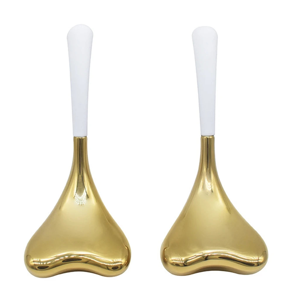 N18R Ice Globes for Face 2PCS Luxury Rose Gold Sticks Face Roller Cold & Heat Relief Beauty Massage Tools - Problems Solved