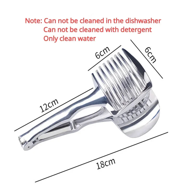 Kitchen Gadgets Handy Stainless Steel Onion Holder Potato Tomato - Problems Solved