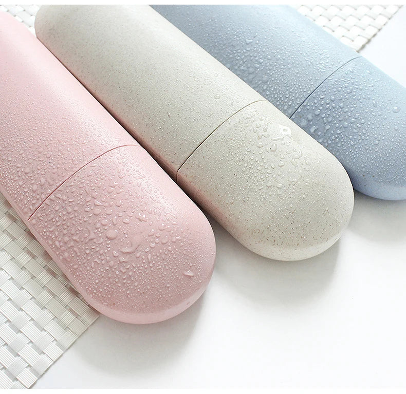 Bathroom Organizer for Toothbrush, Electric Toothbrush Holder, Portable Cosmetic Capsule Travel Case Organiser - Problems Solved