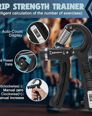 5-60Kg Adjustable Heavy Hand Gripper Fitness Hand Exerciser - Problems Solved