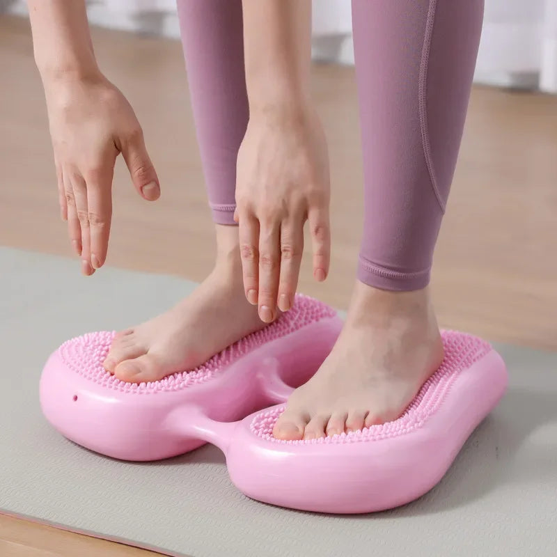 Stepper Machine Home Multi-Functional Stationary Exercise Foot Pedal Fitness Equipment Silent Indoor Balance Inflatable Pad - Problems Solved